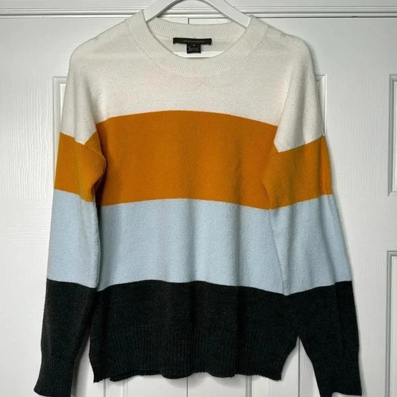 French Connection small color block soft sweater - Picture 1 of 4